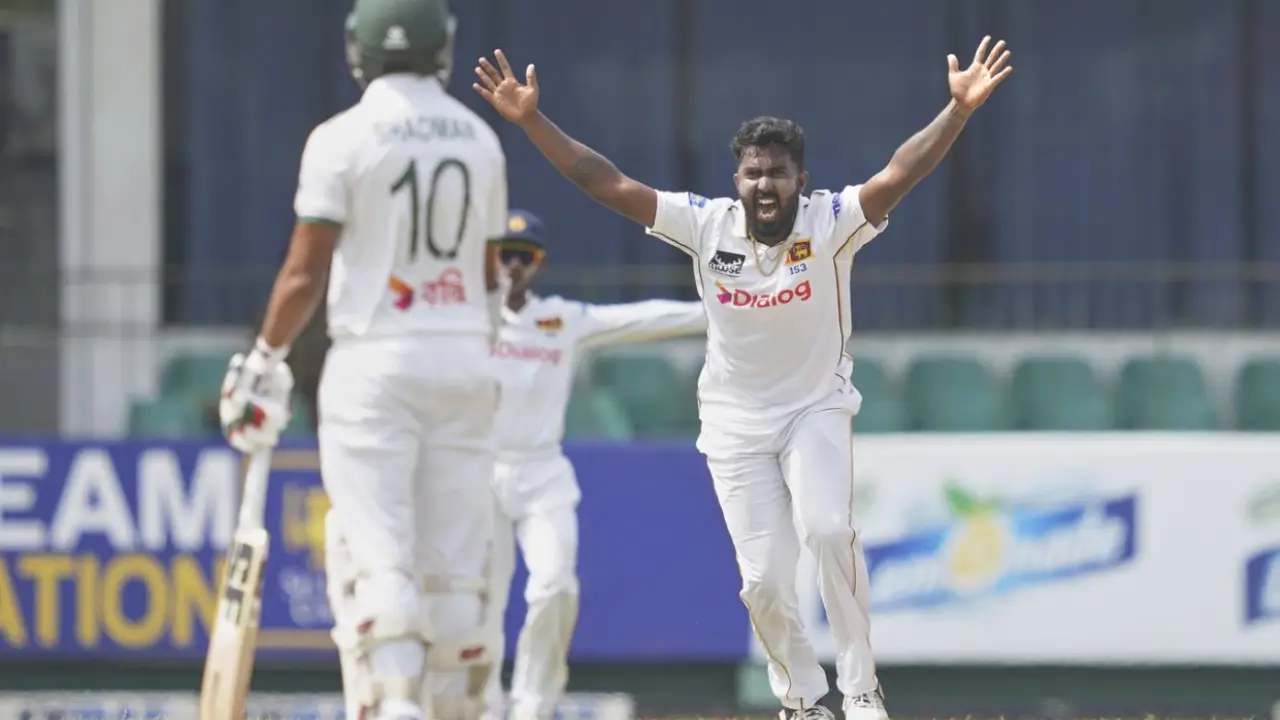 কলম্বোয় দিনশেষে লঙ্কানদের দাপটে ব্যাকফুটে শান্তরা